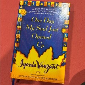 One Day My Soul Just Opened Up hardback Iyanla  like new inspiration motivation